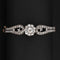 Bracelet Bracelet rigide - Or jaune et argent, diamants taille ancienne 58 Facettes 4418