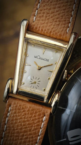 Montre Jaeger-LeCoultre Aristocrat « Sauterelle » - Montre homme plaquée or 10 carats 58 Facettes