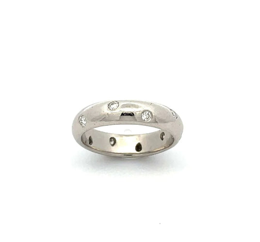 Bague 51 Tiffany & Co. Étoile - Bague en platine 950 et diamants 58 Facettes