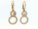 Boucles d'oreilles Chopard Happy 8 - Boucles d'oreilles en or rose 18 carats 58 Facettes