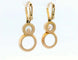 Boucles d'oreilles Chopard Happy 8 - Boucles d'oreilles en or rose 18 carats 58 Facettes