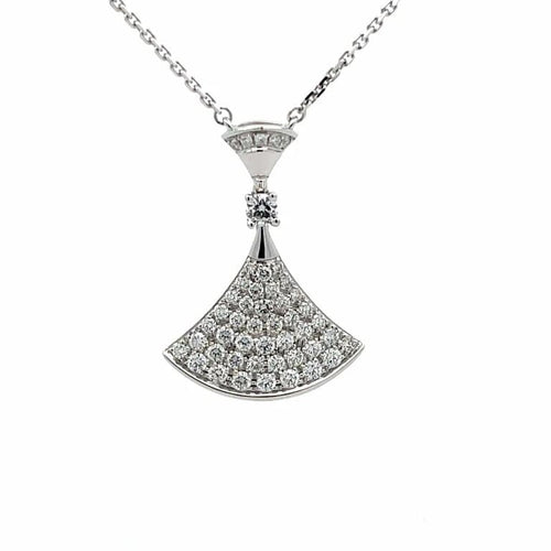 Collier Bvlgari Divas' Dream - Collier en or blanc 18 carats et diamants 58 Facettes