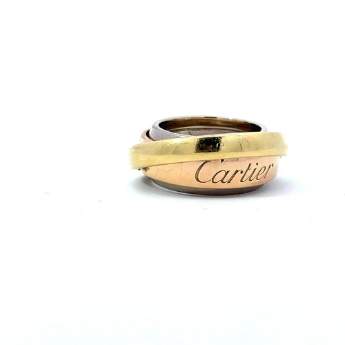 Bague 53 Cartier - Bague Trinity Tourbillon R10 58 Facettes