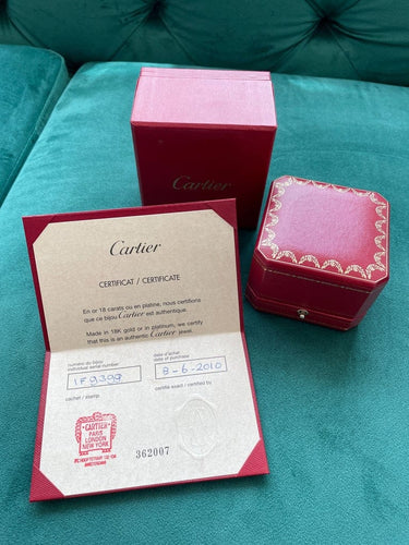 Bague 53 Cartier - Bague Trinity Tourbillon R10 58 Facettes
