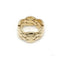 Bague 52 Cartier - Bague bandeau signature en or jaune 18k 58 Facettes