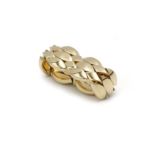 Bague 52 Cartier - Bague bandeau signature en or jaune 18k 58 Facettes
