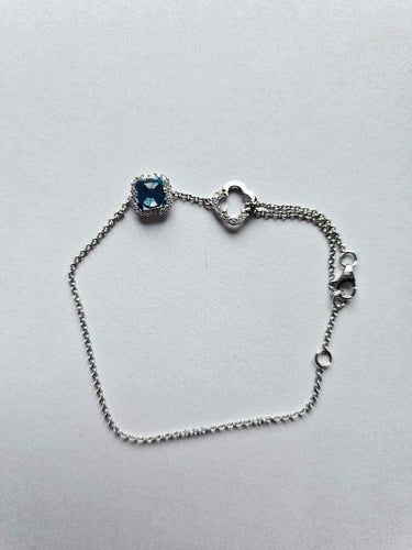 Bracelet Hulchi Belluni - Bracelet en or blanc, améthyste et diamants 58 Facettes 81340b-Wtop