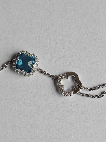 Bracelet Hulchi Belluni - Bracelet en or blanc, améthyste et diamants 58 Facettes 81340b-Wtop