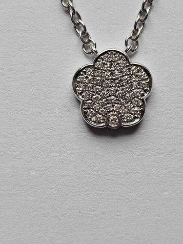 Pendentif Hulchi Belluni - Pendentif en or blanc 18 ct et diamants 58 Facettes 61262-WW