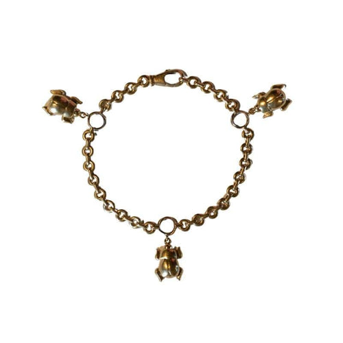 Bracelet Cartier Scarab - Bracelet en or jaune 18k 58 Facettes