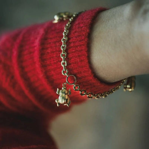 Bracelet Cartier Scarab - Bracelet en or jaune 18k 58 Facettes