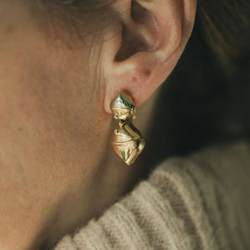 Boucles d'oreilles Bulgari Naturalia - Boucles d’oreilles poissons en or jaune 18k 58 Facettes