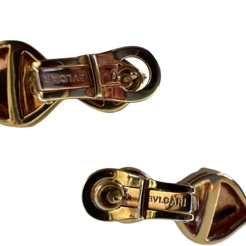 Boucles d'oreilles Bulgari Naturalia - Boucles d’oreilles poissons en or jaune 18k 58 Facettes