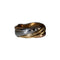 Bague 54 Cartier Trinity La Belle - Bague en trois ors et diamant 58 Facettes