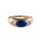 Bague 51 Van Cleef & Arpels - Bague en or jaune 18k, diamants et lapis-lazuli 58 Facettes
