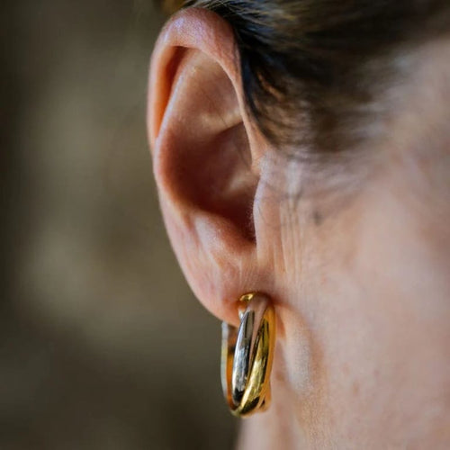 Boucles d'oreilles Cartier Trinity - Clips d’oreilles en 3 ors 58 Facettes