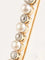 Broche Barrette en or jaune 750 et platine, perles fines et diamants 58 Facettes