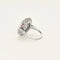 Bague 54 Bague rubellite et diamants en or blanc 58 Facettes