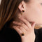 Bague 45 Boucheron - Parure bague et boucles d'oreilles en or 750 58 Facettes
