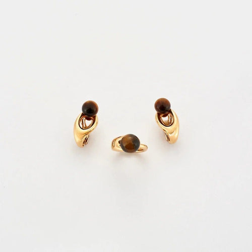 Bague 45 Boucheron - Parure bague et boucles d'oreilles en or 750 58 Facettes
