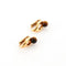 Bague 45 Boucheron - Parure bague et boucles d’oreilles en or jaune 18K et œil de tigre 58 Facettes