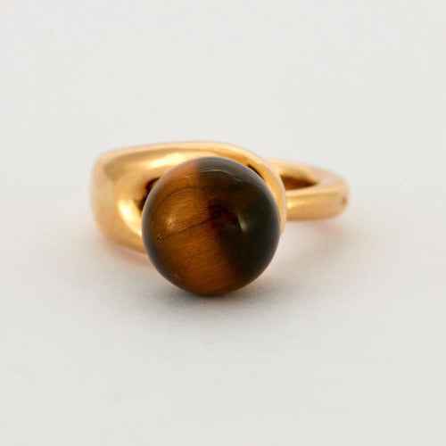 Bague 45 Boucheron - Parure bague et boucles d'oreilles en or 750 58 Facettes