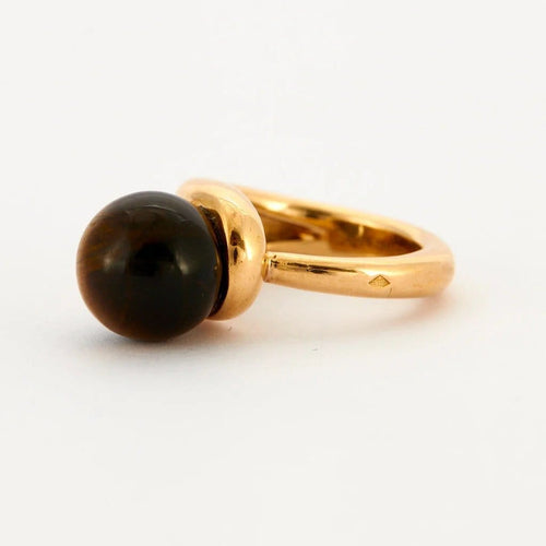Bague 45 Boucheron - Parure bague et boucles d'oreilles en or 750 58 Facettes