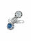 Bague 52 ASTRA - Bague Toi & Moi en or blanc, saphir et diamant 58 Facettes
