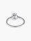 Bague 51 Bague solitaire SOLIS en or blanc 750 avec diamants 58 Facettes
