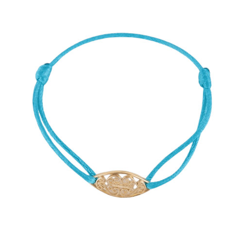 Bracelet MILA - Bracelet cordon en or jaune 750/1000 58 Facettes