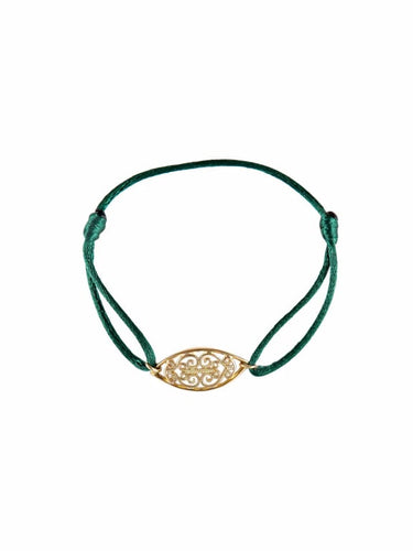 Bracelet MILA - Bracelet cordon en or jaune 750/1000 58 Facettes