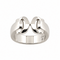 Bague 51 Cartier - Bague Double C en or blanc 58 Facettes 72650