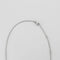 Collier Collier pendentif en or gris 18K avec diamant taille brillant 58 Facettes LF18