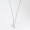 Collier Collier pendentif en or gris 18K avec diamant taille brillant 58 Facettes LF18