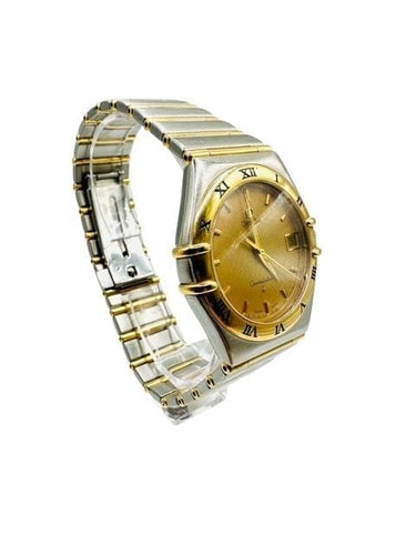 Montre Omega Constellation - Montre mixte en acier et or jaune 58 Facettes