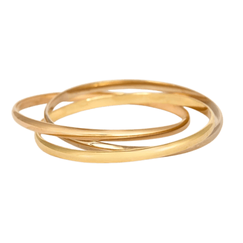 Bracelet Cartier Trinity - Bracelet trois ors 18K (750) 58 Facettes LF15