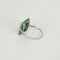 Bague 56 Art Déco - Bague en platine 950 à émeraude et diamants 58 Facettes LF19