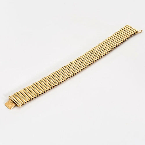 Bracelet Bracelet articulé en or jaune 18K (750) 58 Facettes LF23