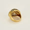 Bague 54 Bague en or jaune 18 carats sertie de saphirs bleus et jaunes 58 Facettes 2037