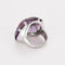 Bague 52 1/2 Bague en or blanc 18 carats, améthyste et diamants 58 Facettes 239