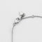 Collier Collier pendentif trèfle en or blanc et diamants 58 Facettes f58