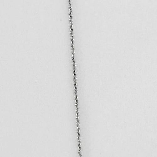 Collier Collier pendentif trèfle en or blanc et diamants 58 Facettes f58