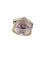Bague 55 Bague en or blanc avec améthyste et diamants taille brillant 58 Facettes