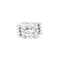Bague 56 Bague en or blanc 18 carats sertie de diamants taille marquise 58 Facettes