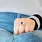 Bague 53 Bague en or blanc 18 carats avec saphir radiant 3,87 ct et diamants 58 Facettes