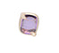 Bague 53 Pomellato Ritratto - Bague Maxi en or avec améthyste et diamants 58 Facettes