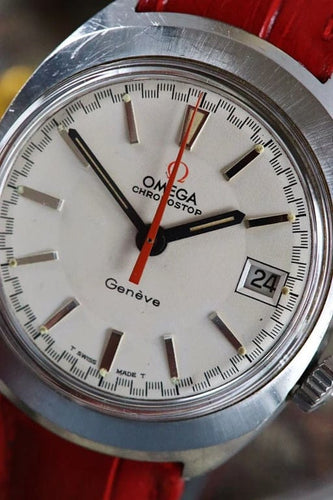 Montre Omega Chronostop Genève 146.009 (1969) - Montre vintage en acier 58 Facettes