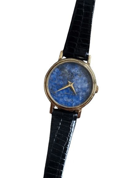 Montre pas chère bleue femme bracelet silicone