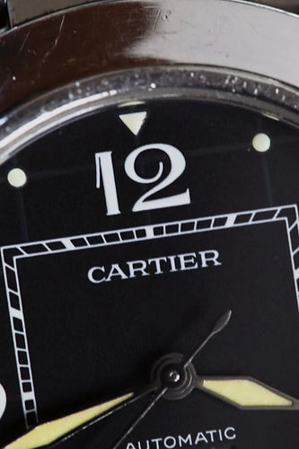 Montre Cartier Pasha - Montre automatique à cadran noir 58 Facettes