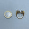 Bague 50 Bague en or jaune 14 kt avec diamant taille brillant 58 Facettes